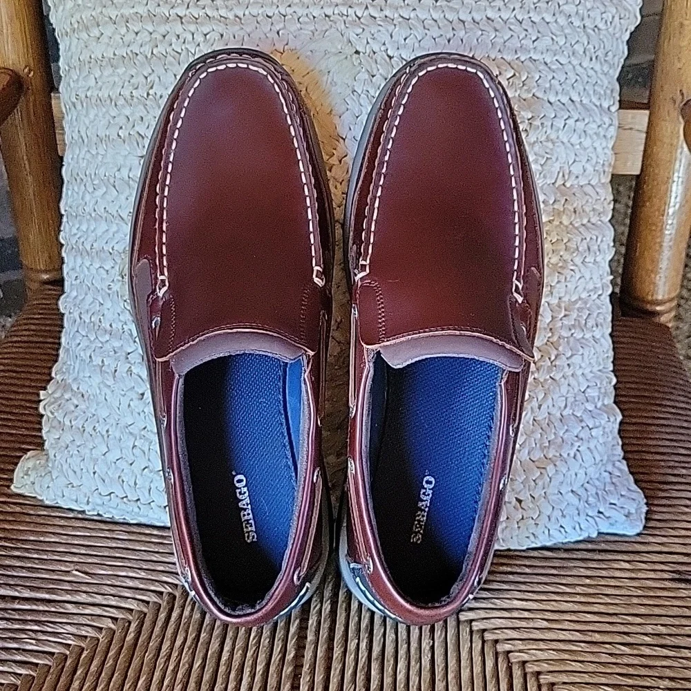 Sebago Bowman brown loafers, size 11.5M